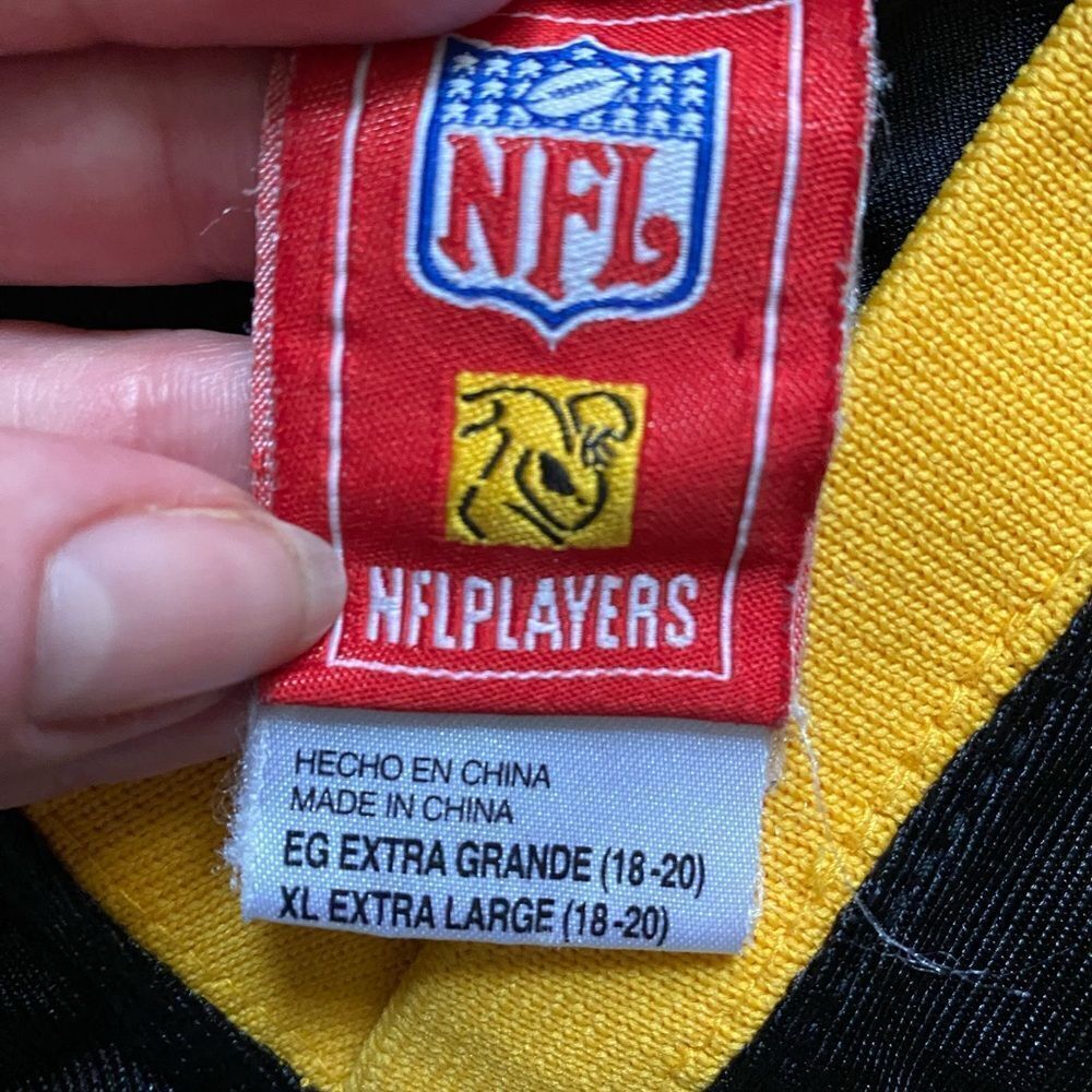 Pittsburgh Steelers Jersey Reebok NFL Players James Farrior #51 women’s M EUC - Picture 10 of 13